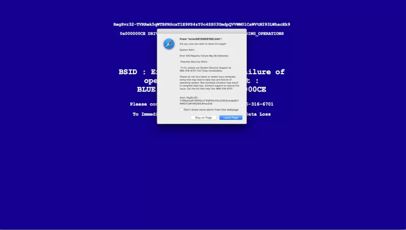 Blue Screen Malware